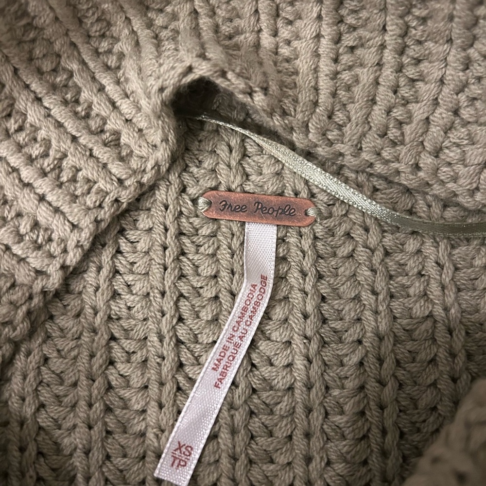 Free people Swim Too Deep oversized turtleneck sweater - Picture 5 of 6